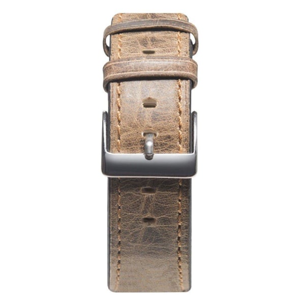 Apple Watch Series 5 40mm cool genuine leather watch band - Coff Brown