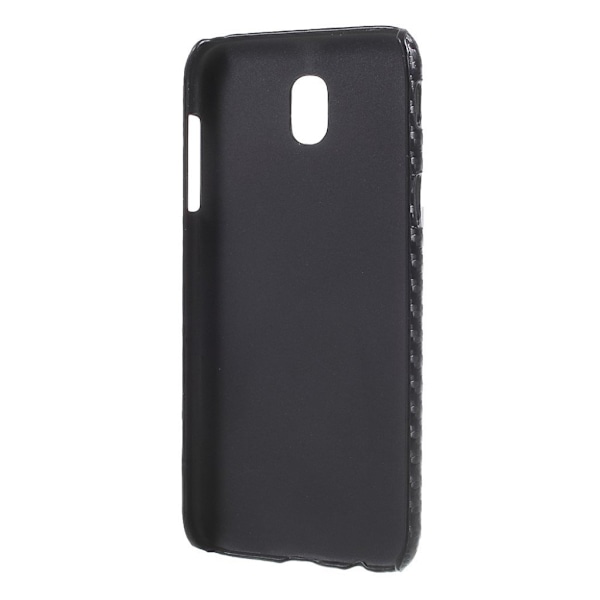 Samsung Galaxy J3 (2017) Robust plastik cover  - Sort Kulfiber Black