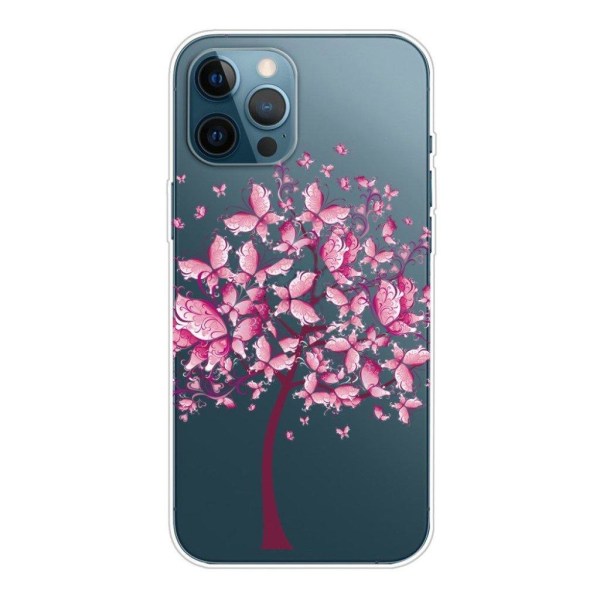 Deco iPhone 13 Pro Max Suojakotelo - Pink Flowers Pink