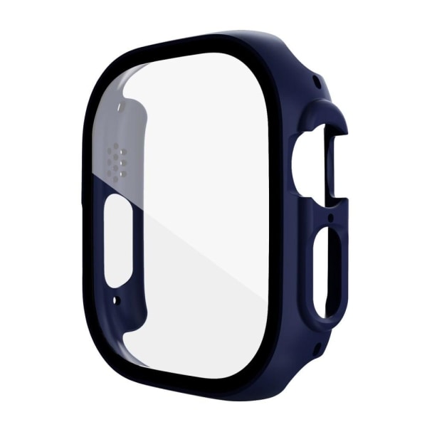 Apple Watch Ultra cover with tempered glass - Midnight Blue Blå
