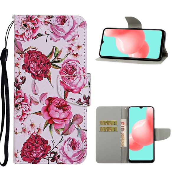 Wonderland Samsung Galaxy A12 5G Flip etui - Rose Pink