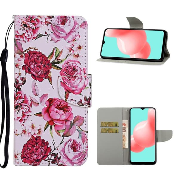 Wonderland Samsung Galaxy A12 5G Flippetui - Rose Pink