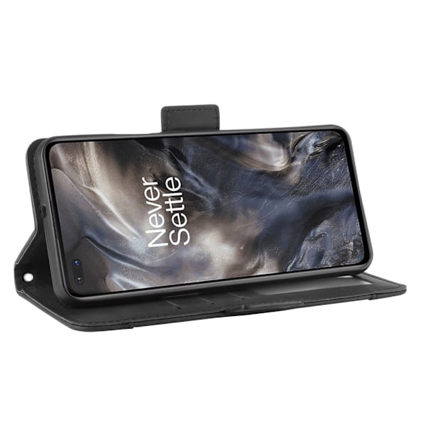 Moderni Nahkalaukku For OnePlus Nord - Musta Black