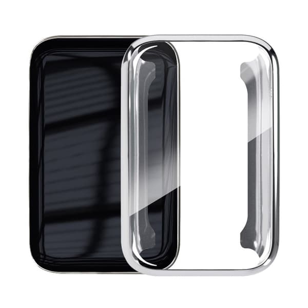 HAT PRINCE Xiaomi Mi Band 7 Pro-skydd med skärmskydd - Silver Silvergrå