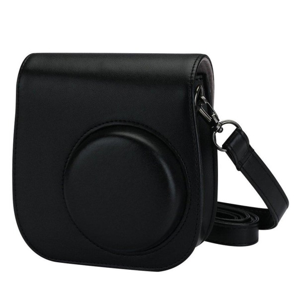 Fujifilm Instax Mini 9 / 8 leather case - Black Svart