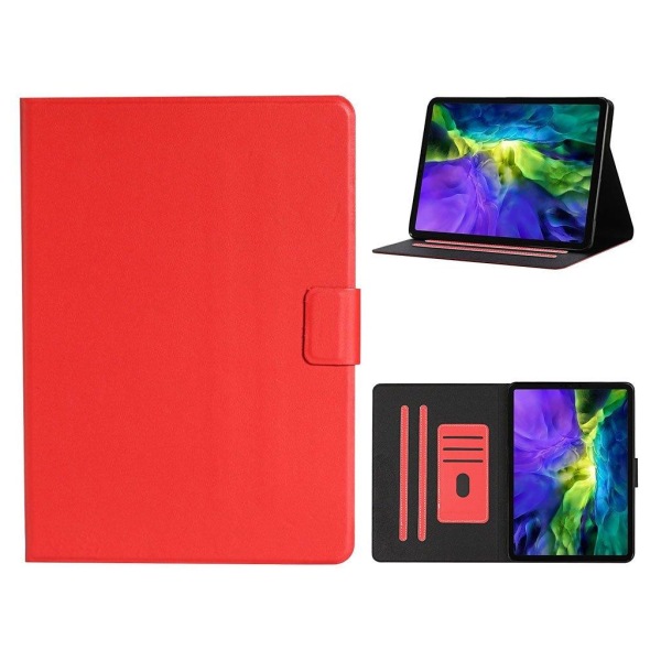 iPad Pro 11 inch (2020) / (2018) simple leather case - Red Röd