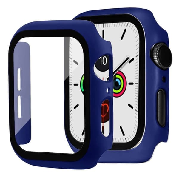 Apple Watch Series 3/2/1 38mm enkel og holdbar ramme - Mørkeblå Blue