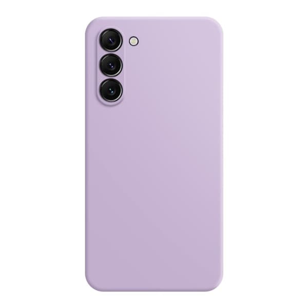Mikrofiberforet blødt gummi Samsung Galaxy S24 cover - Lilla Purple