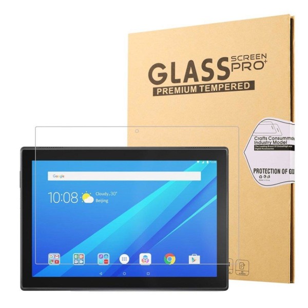 Lenovo Tab M10 9H arc edge tempered glass screen protector Transparent