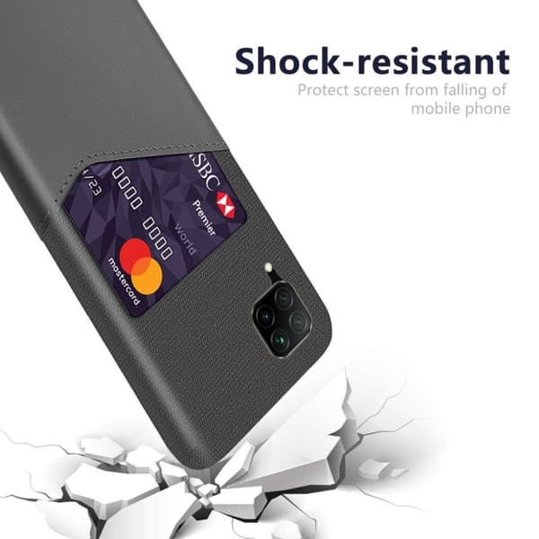 Bofink P40 Lite / Nova 6 SE Card cover - Grå Silver grey