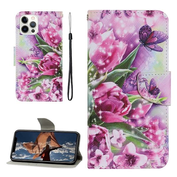 Wonderland iPhone 13 Pro Max Flippetui - Tulip Multicolor