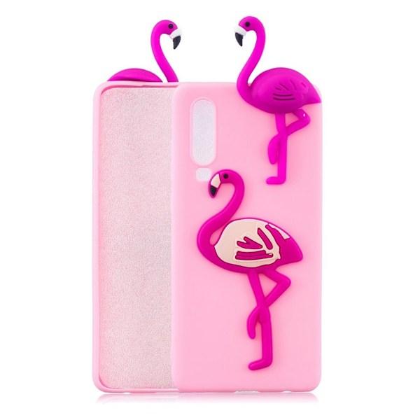 Cute 3D Samsung Galaxy A70 kuoret - Flamingo Pink