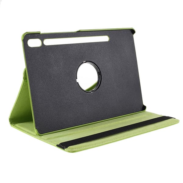 Samsung Galaxy Tab S9 / S8 Tablet Case pyörivällä jalustalla - Vihreä Kuminauha Green