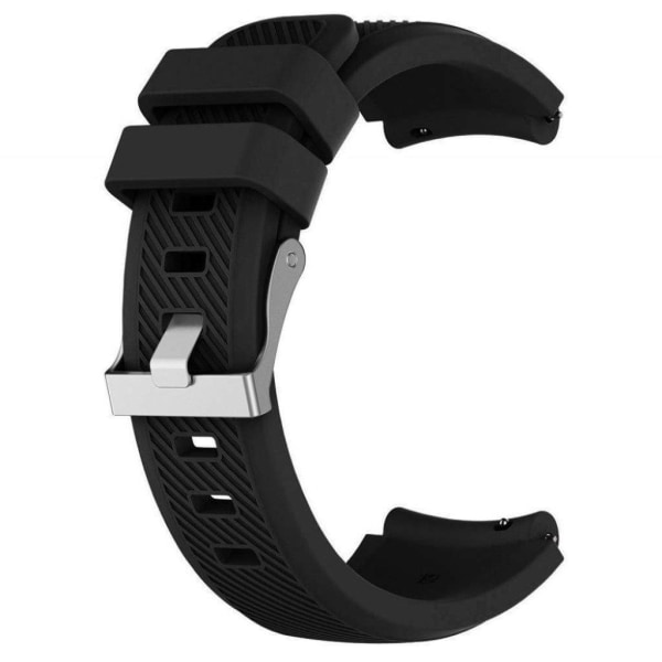 Huawei Watch GT 22mm twill silicone watch band - Black Black
