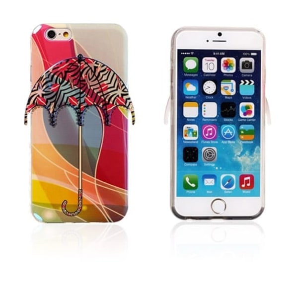 3D Umbrella (Seepran Raidat & Huulet) iPhone 6 Suojakuori Multicolor