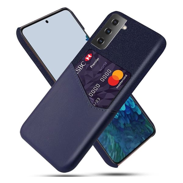 Bofink Samsung Galaxy S21 Card Cover - Blå Blue