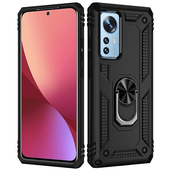 Bofink Combat Xiaomi 12X / Xiaomi 12 kotelot - Musta Black