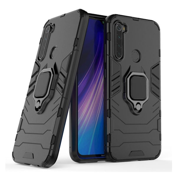 Ring Guard Xiaomi Redmi Note 8 kuoret - Musta Black