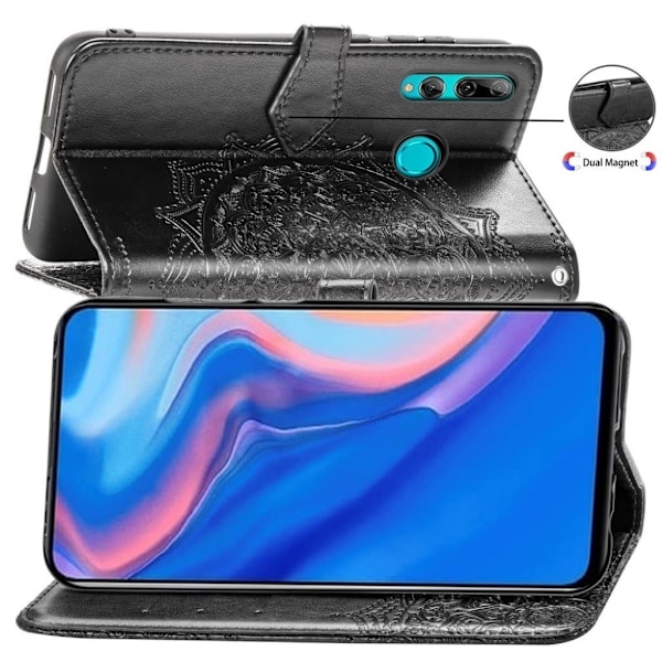 Mandala Honor 9X / 9X Pro etui - Sort Black