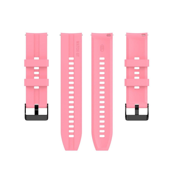 22 mm universal klockarmband i silikon - Rosa Rosa