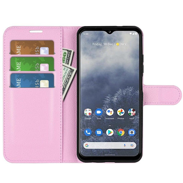 Klassisk Nokia G60 Flip Etui - Lyserød Pink