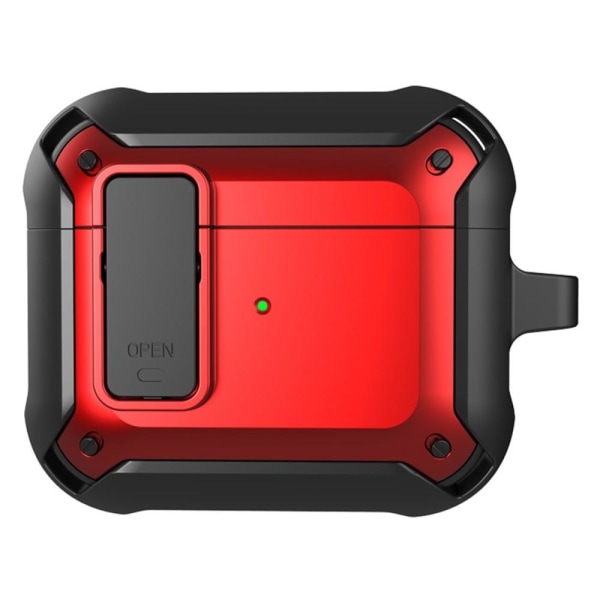 AirPods 3 snap-on cover design TPU-etui - Rød / Sort Red