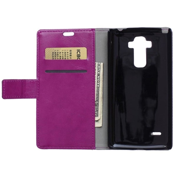 Garborg LG G4 Stylus Læder Etui - Lilla Purple