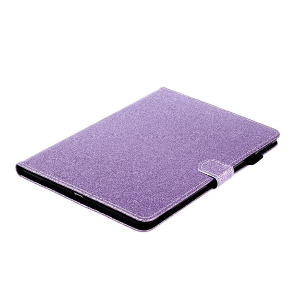 Huawei MediaPad M5 Lite 10 flipfodral i glittrande skinn - Lila Lila