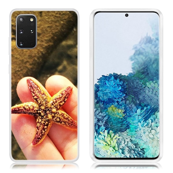 Deco Samsung Galaxy S20 Plus Etui - Starfish Brown
