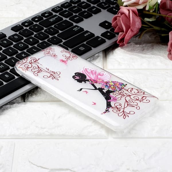 Deco Xiaomi Redmi Note 9 Pro Max / 9 Pro / 9s Etui - Sommerfugl Jente Pink