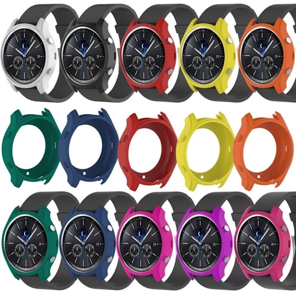 Samsung Gear S3 Unik enfärgad silikon ram - Lila Lila