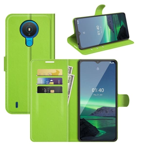 Classic Nokia 1.4 Flippetui - Grønn Green