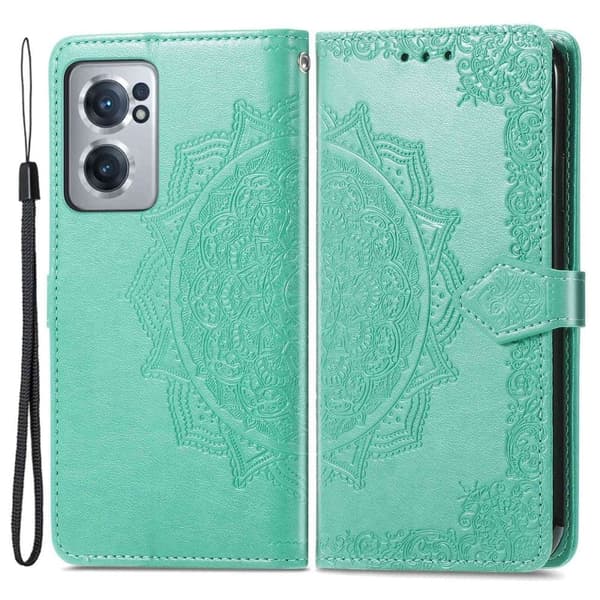 Mandala OnePlus Nord Ce 2 5g Flip Etui - Grøn Green