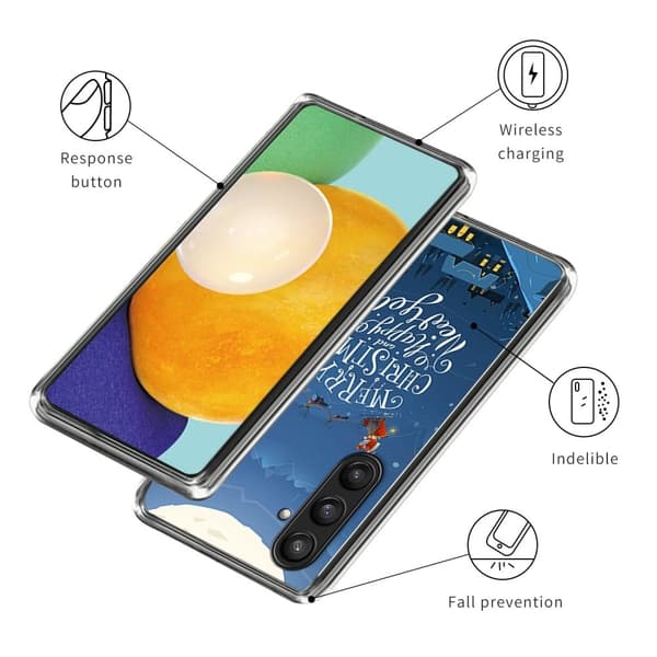 Vibe Samsung Galaxy S25 cover - Style B Blue