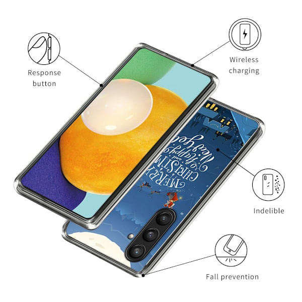 Vibe Samsung Galaxy S25 deksel - Style B Blue