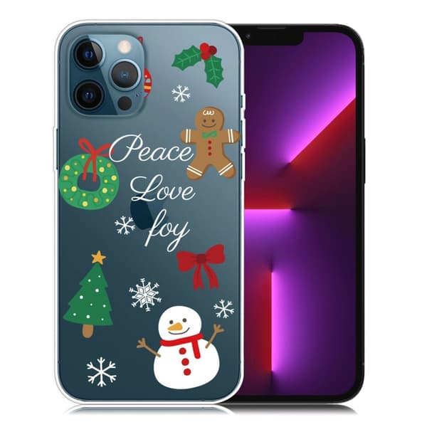 Joulu iPhone 13 Pro tapauksessa - Lumiukko Multicolor