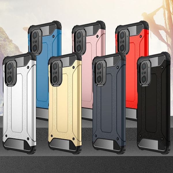 Armour Guard Xiaomi Mi 11i / Xiaomi Redmi K40 Pro Plus / Xiaomi Redmi K40 Pro / Xiaomi Redmi K40 / Xiaomi Poco F3 skal - Blå Blå