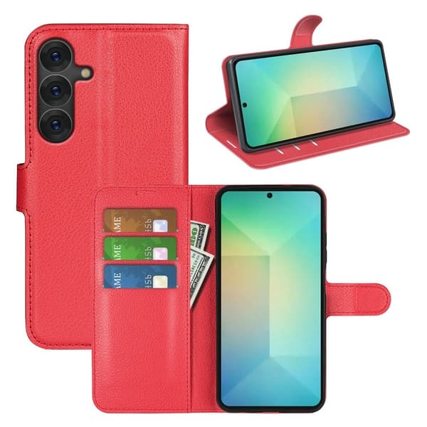 Classic Samsung Galaxy S25 flip etui - Rød Red