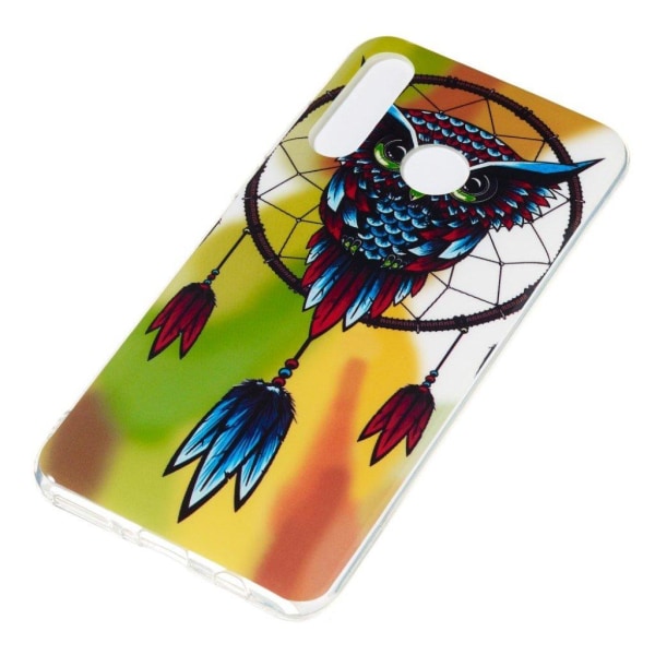 Huawei P30 Lite noctilucent case - Owl Dream Catcher Multicolor