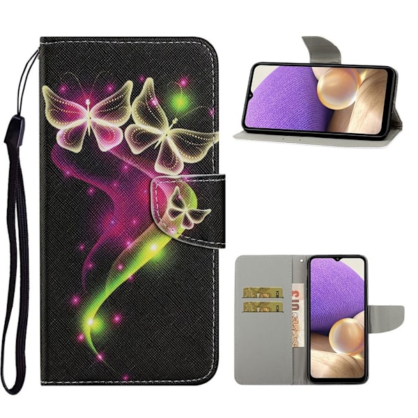 Wonderland Samsung Galaxy A32 fodral -Svart Svart