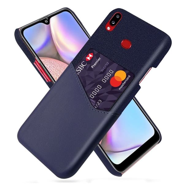 Bofink Samsung Galaxy A10s Kortdeksel - Blå Blue