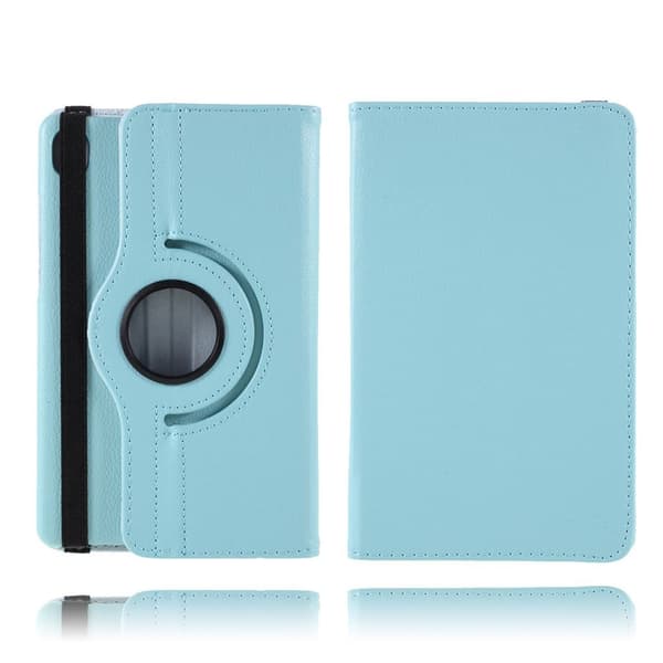 Lenovo Tab M8 360 roterbart læderetui - Babyblå Blue