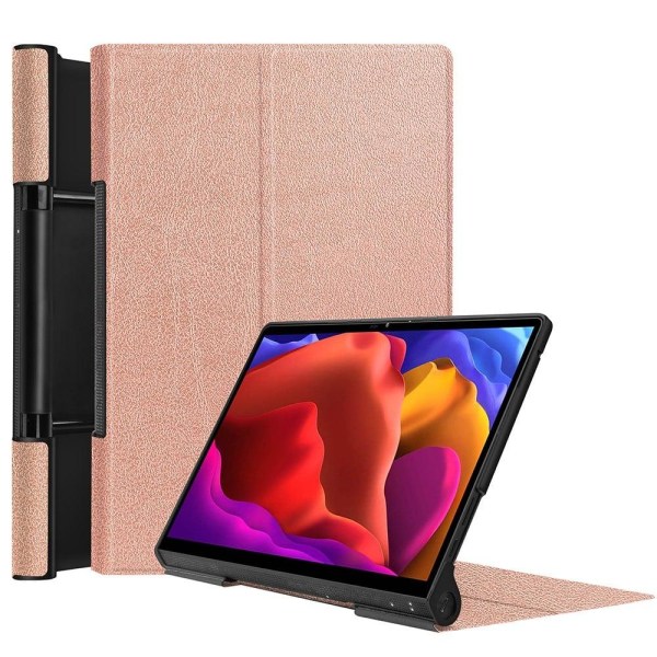 Lenovo Yoga 13 PU leather flip case with kickstand - Rose Gold Pink