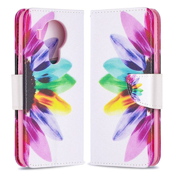 Wonderland Nokia 5.4 Flip etui - Sunflower Multicolor