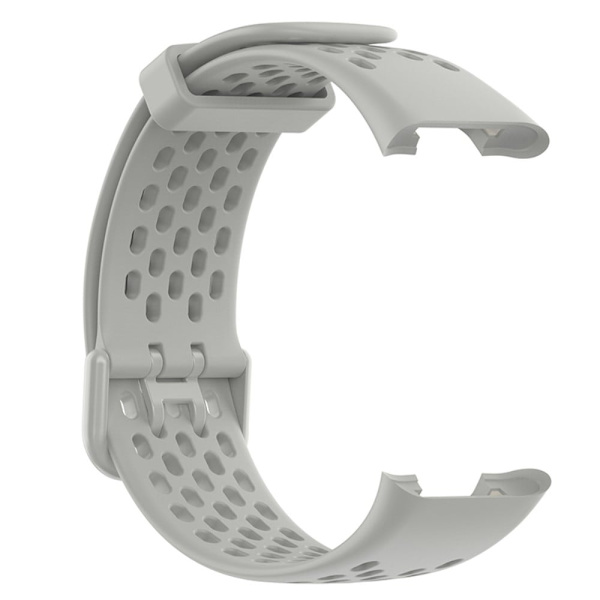 Xiaomi Mi Band 7 Pro silikone-urrem - Sort / Grå Silver grey