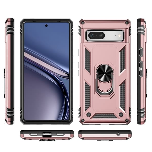 Bofink Combat Google Pixel 7a Etui - Rødguld Pink