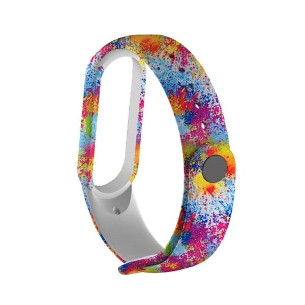 Xiaomi Mi Band 5 cool pattern watch band - Oil Painting Pattern multifärg