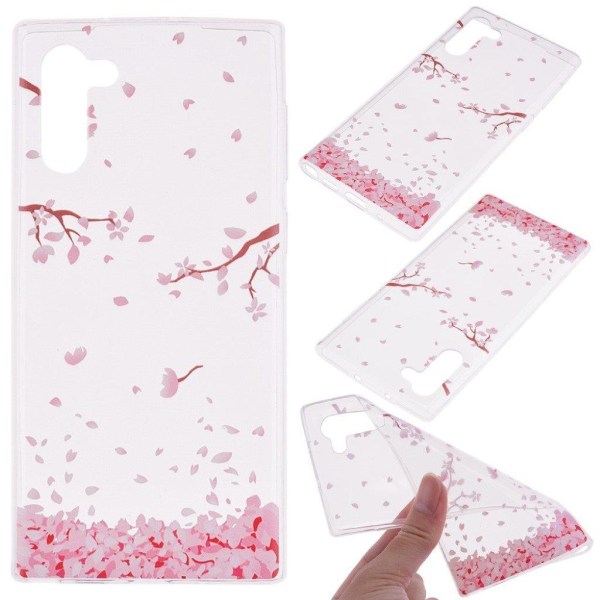 Deco Samsung Galaxy Note 10 kuoret - Kauniit Kukat Pink