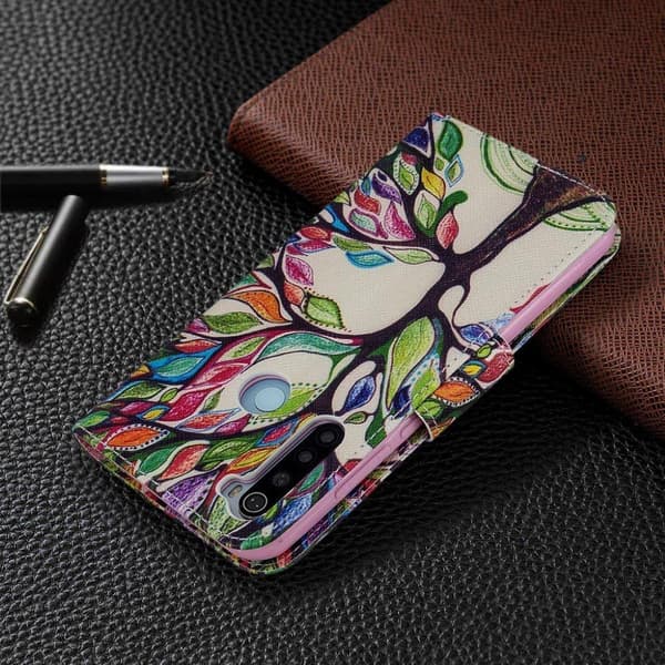 Wonderland Xiaomi Redmi Note 8T etui – Farvet Træ Multicolor