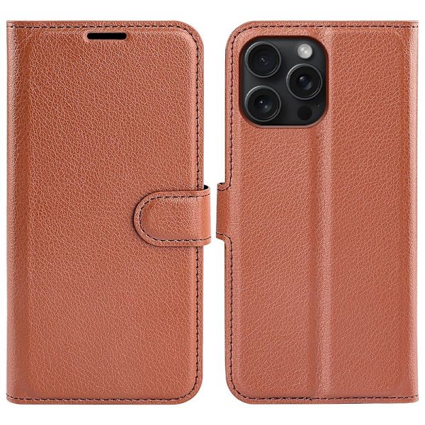 Classic iPhone 16 Pro Max fodral - Brun Brun